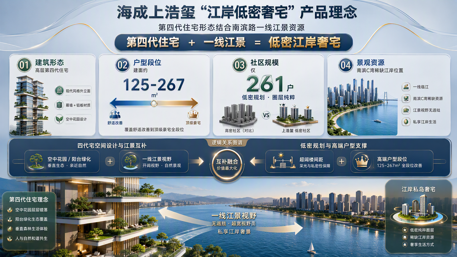 海成上浩玺“江岸低密奢宅”产品理念