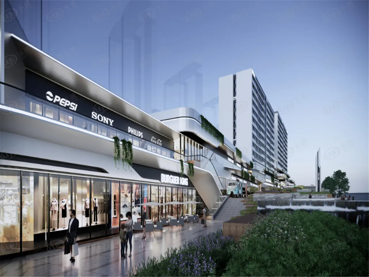 雨山路G58地块效果图