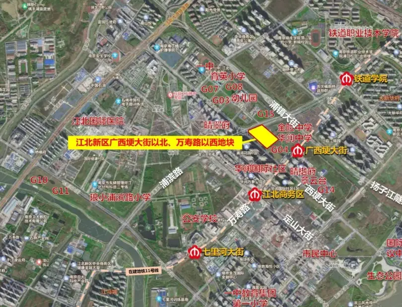 万科映象星潮区位示意图