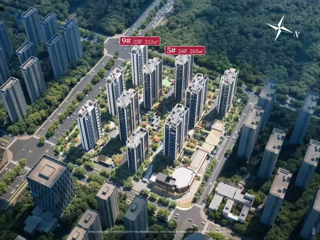 金茂璞逸高新总平面图