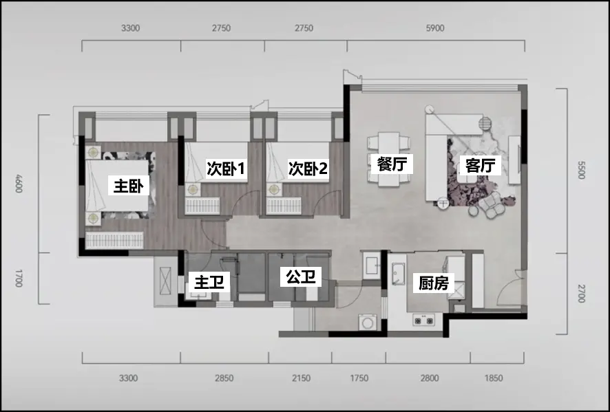 A1户型图
