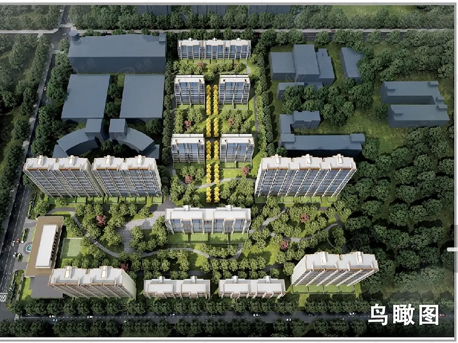 项目效果图 项目鸟瞰图