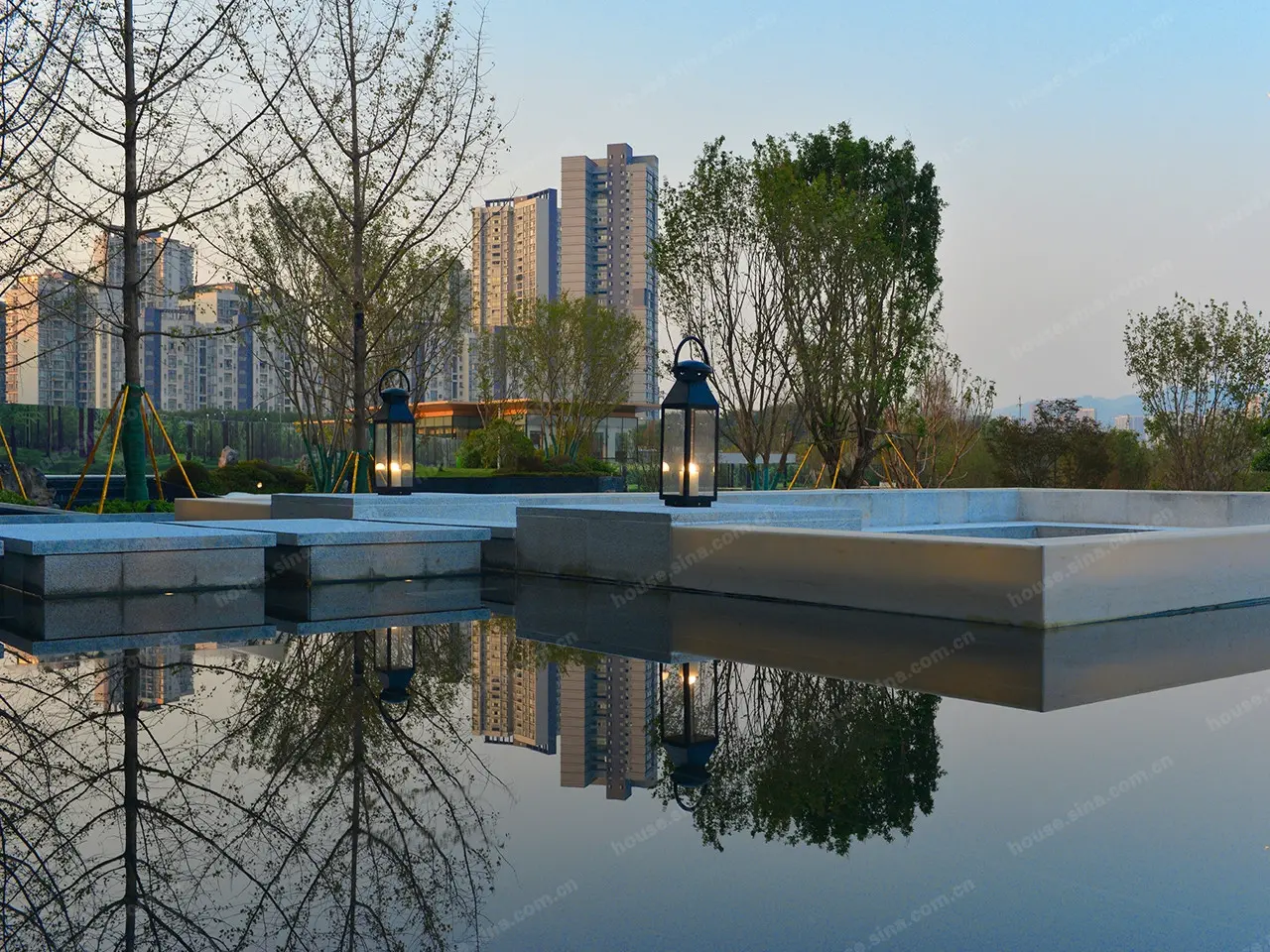 中国铁建西派城社区实景