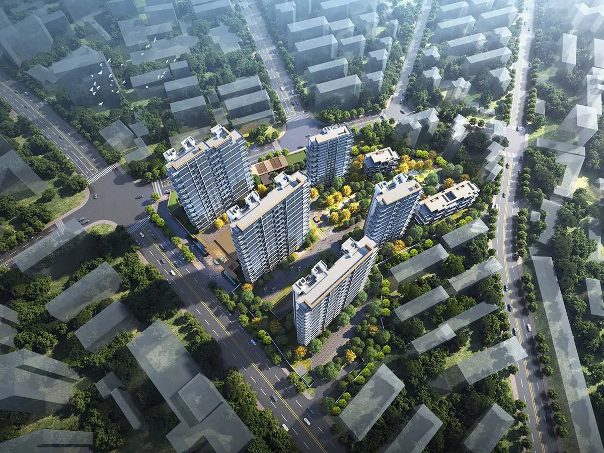 中建宁悦府鸟瞰图