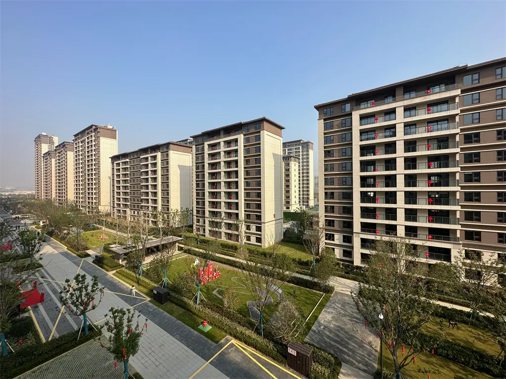 牡丹招商公园学府小区绿化实景