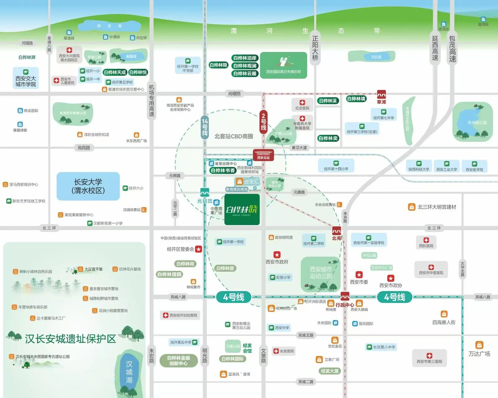 白桦林晓位置图