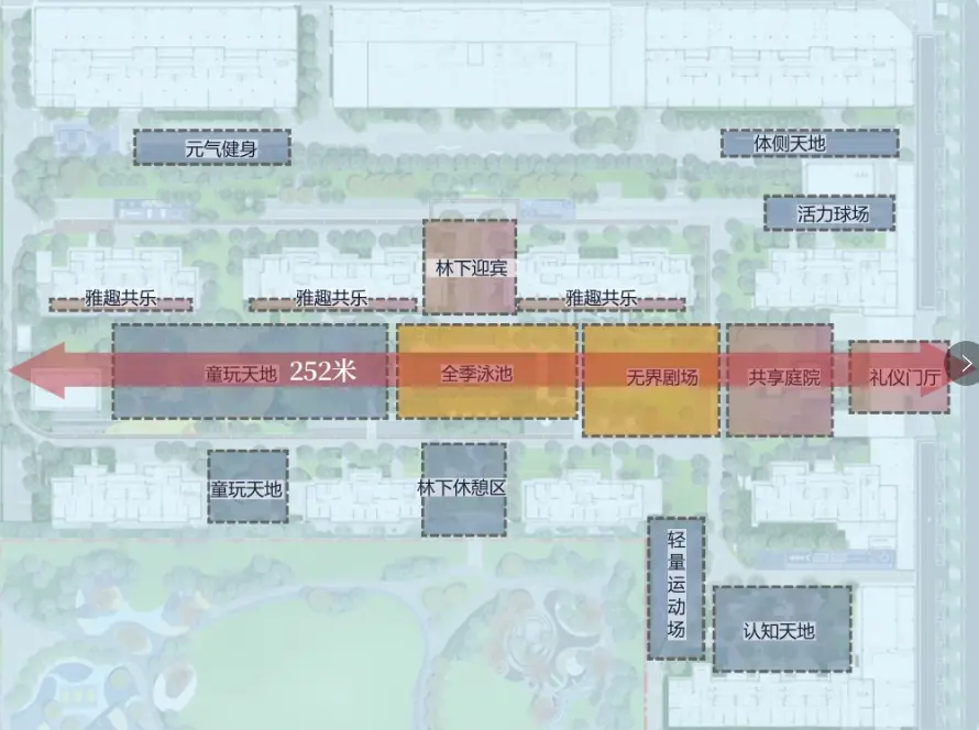 绿城江南潮鸣景观示意图