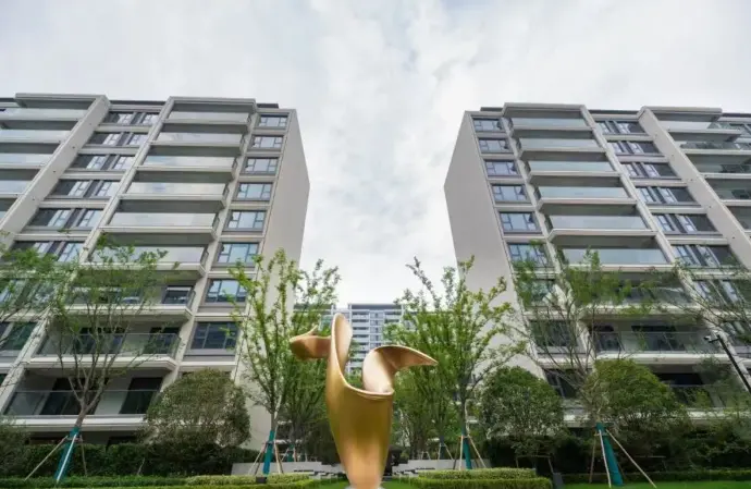 小区实景绿化图