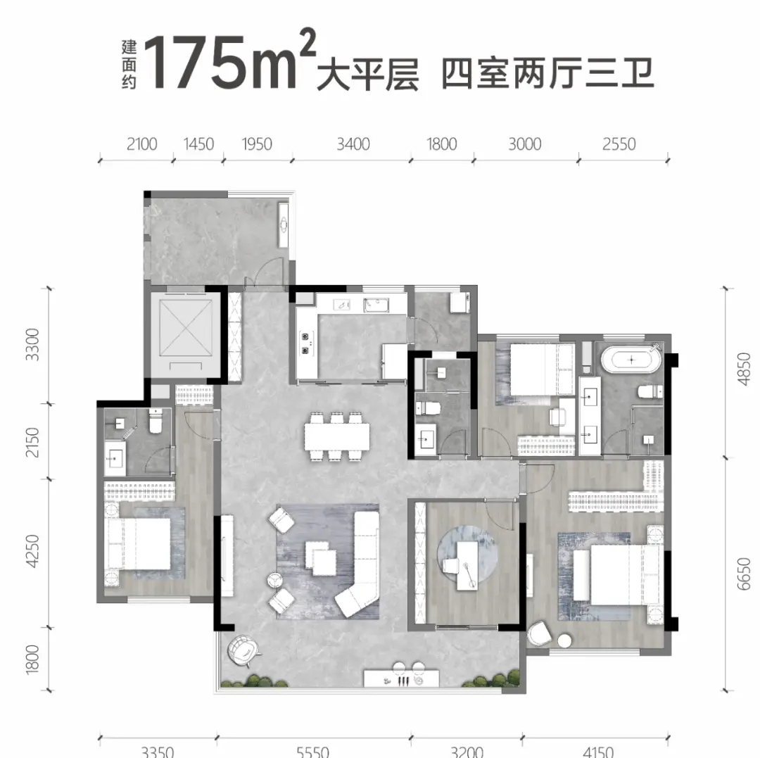 龙湖御湖境-房型图