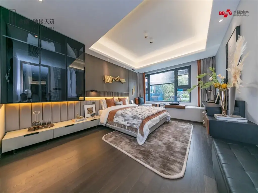 175㎡户型主卧实景