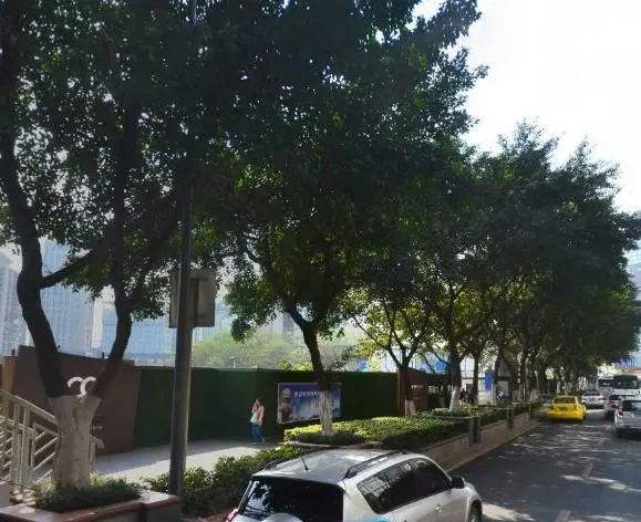 重庆中心周边道路实景