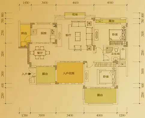 B86户型图