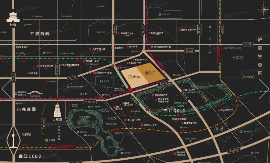 金泰唐樾位置示意图