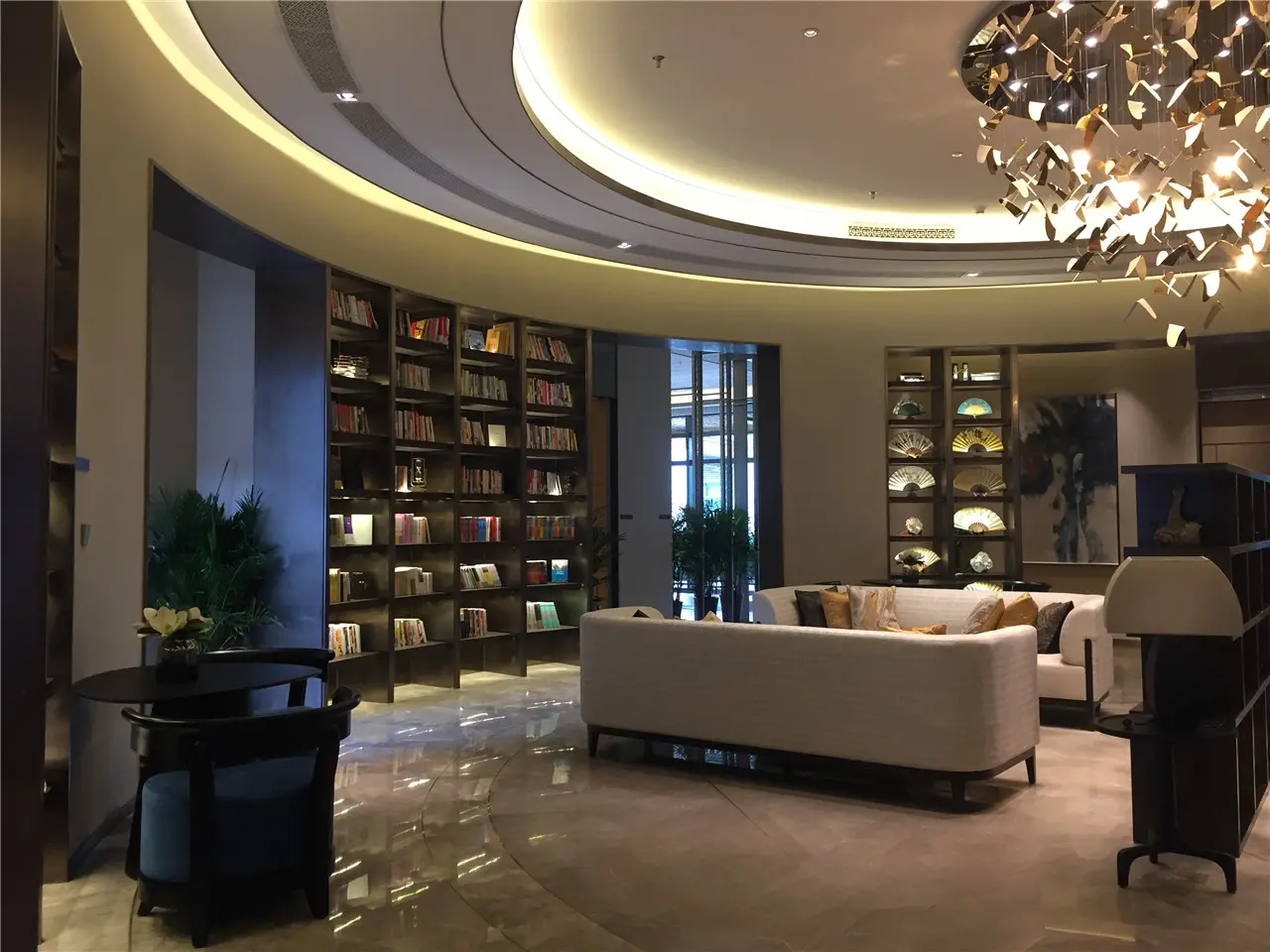 社区新中式园林实景