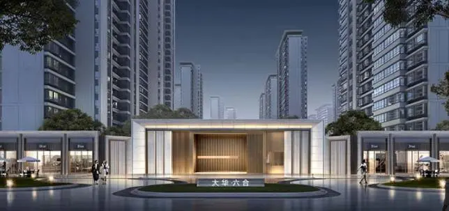 景观节点入口效果图