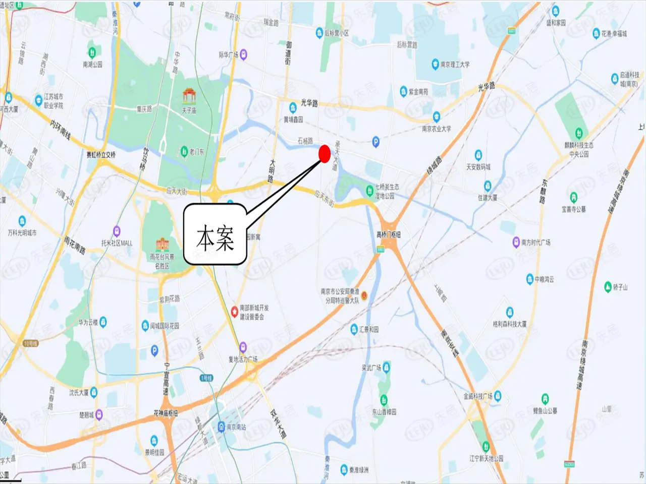 项目位置交通图展示优越地理位置