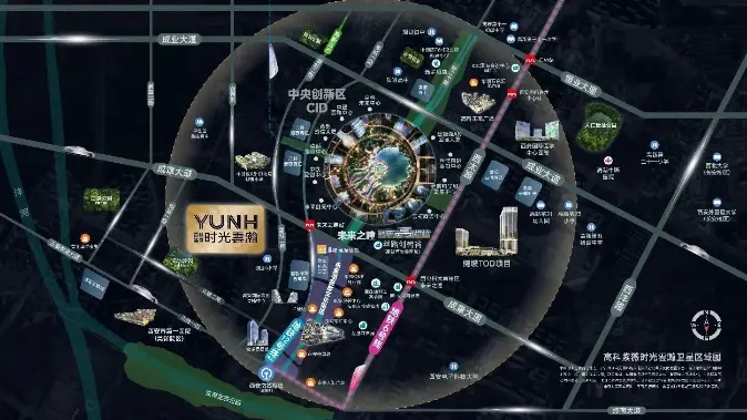 高科紫薇时光云瀚位置图