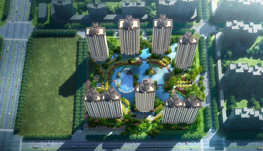 曲江星河湾花园总平面图