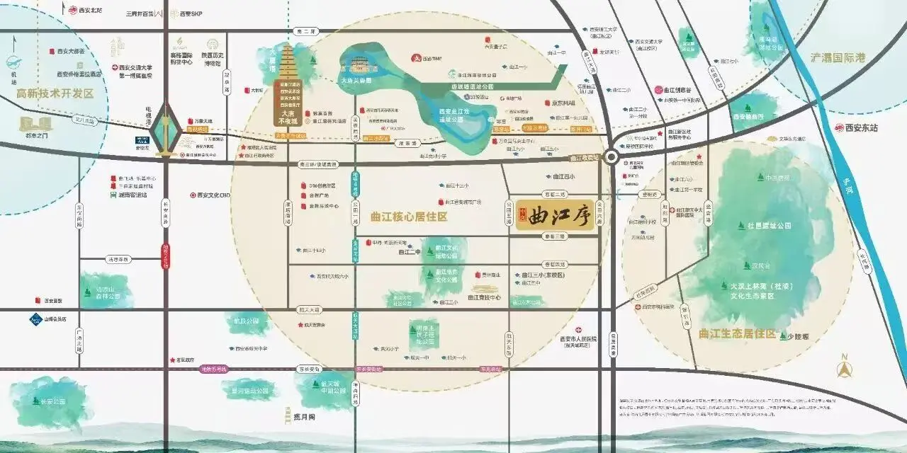 中交曲江序区位示意图