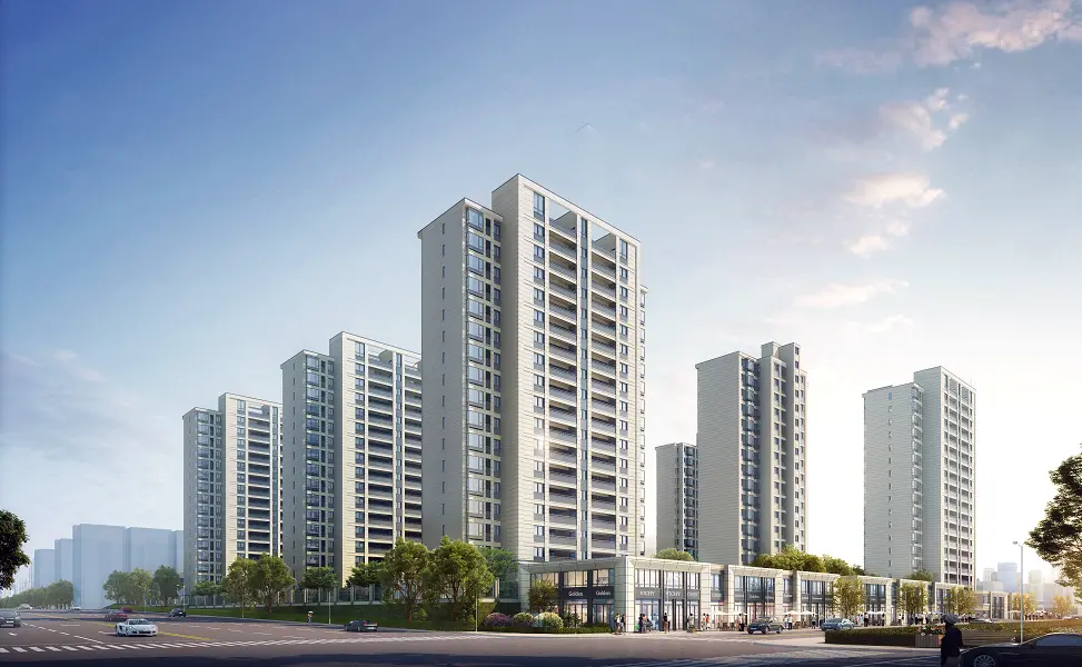 中国铁建·花语湖畔项目效果图